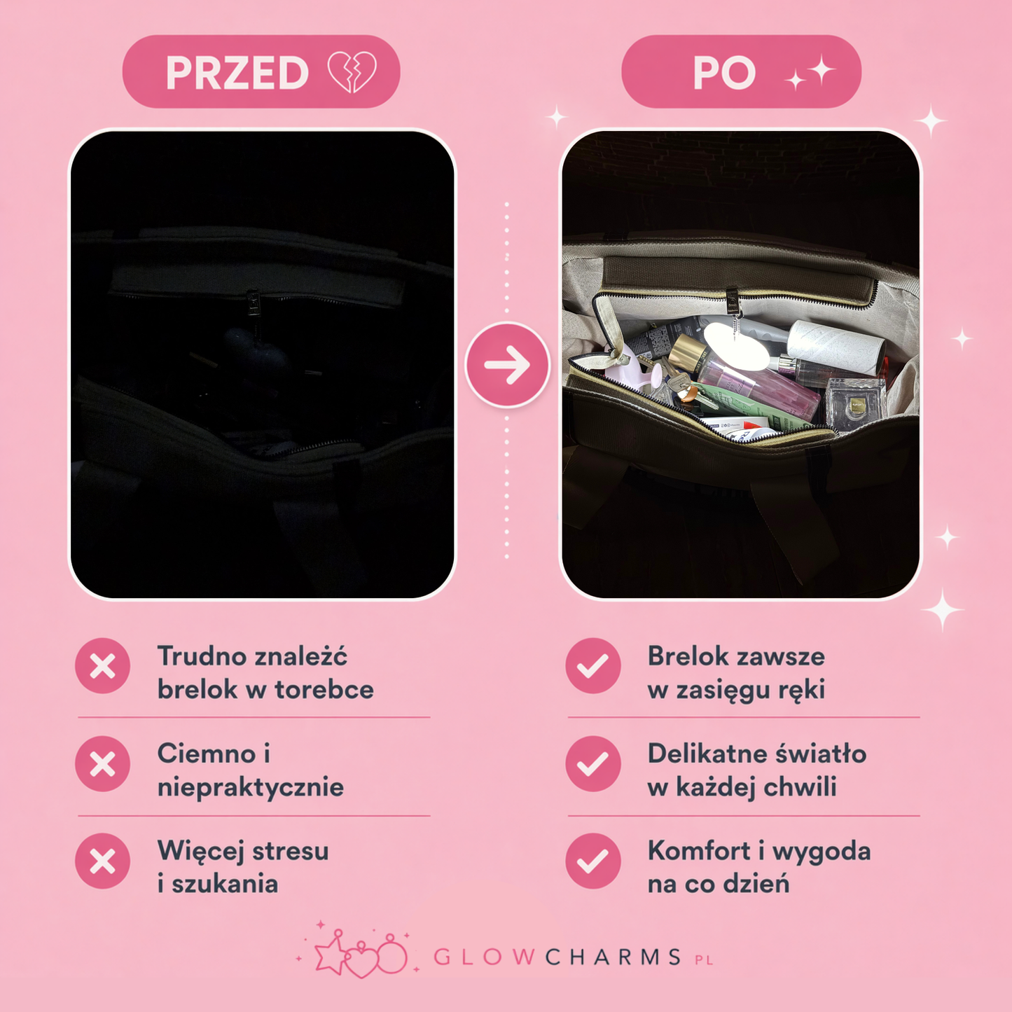 GlowCharms™ - Świecący brelok